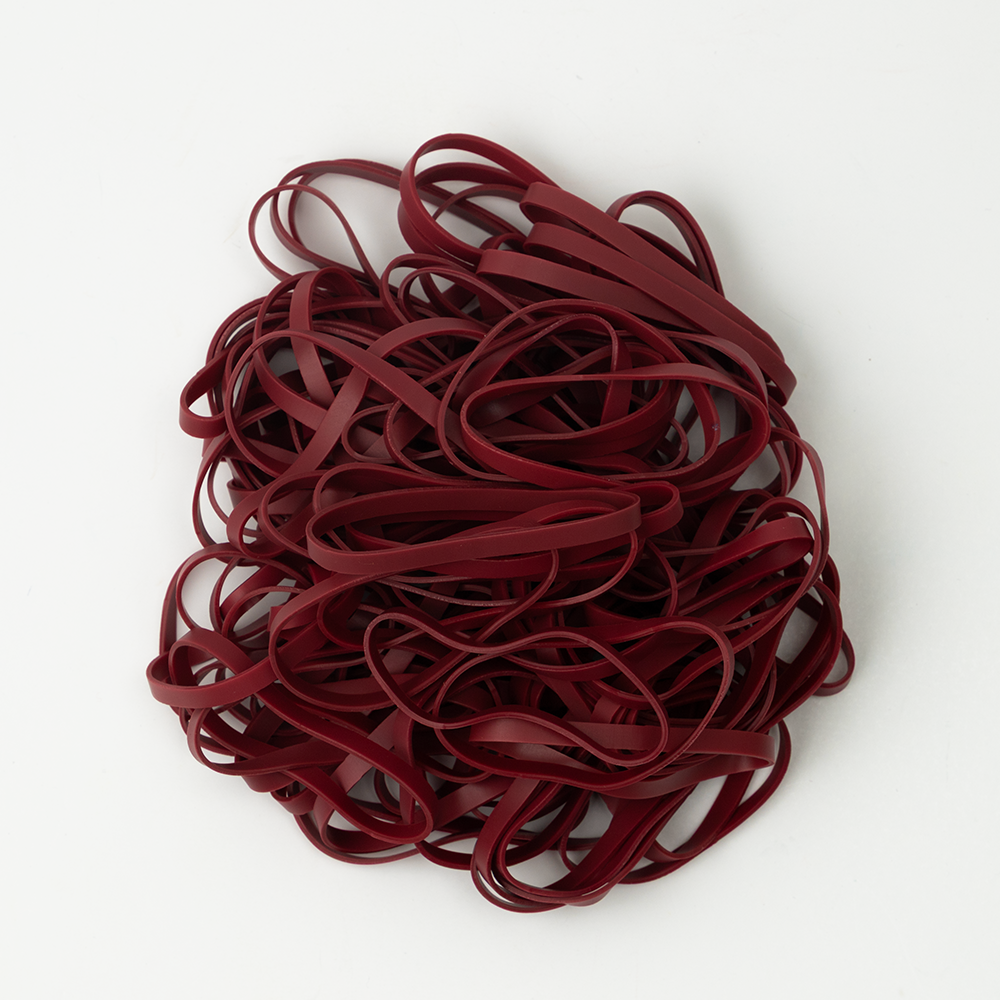 Burgundy Size 64 Rubber Bands - 100 Pack