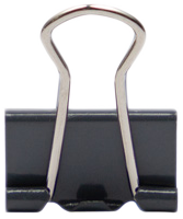Gray X-Small 15mm Binder Clips - 30 Pack