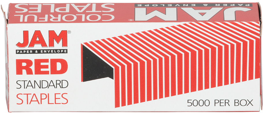 Red Staples - 5,000 Box