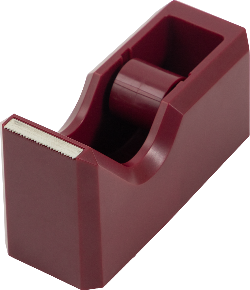 Burgundy Tape Dispenser