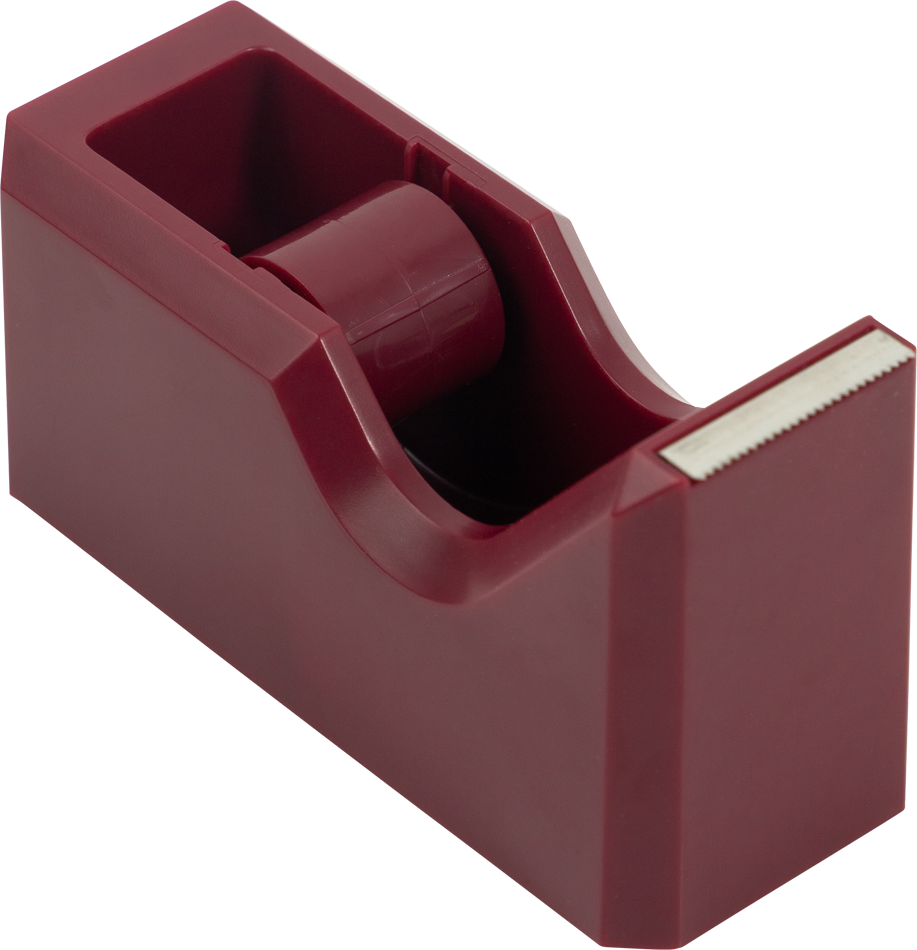 Burgundy Tape Dispenser