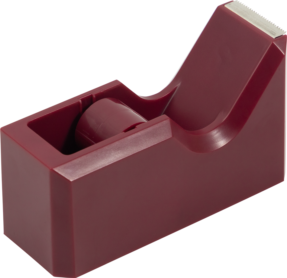 Burgundy Tape Dispenser