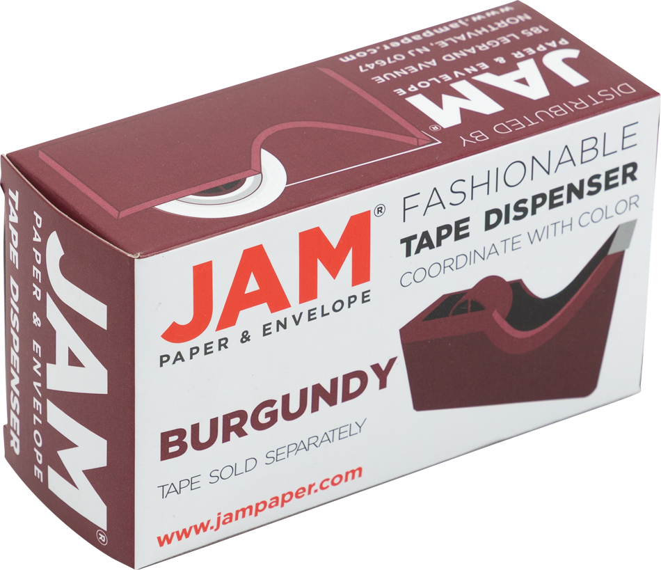 Burgundy Tape Dispenser