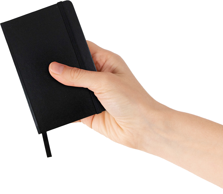 Black Small 3 3/4 x 5 5/8 Notebooks (100 Lined Pages)