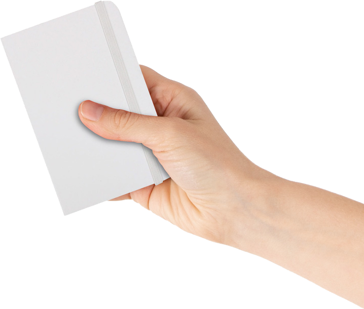 White Small 3 3/4 x 5 5/8 Notebooks (100 Lined Pages)