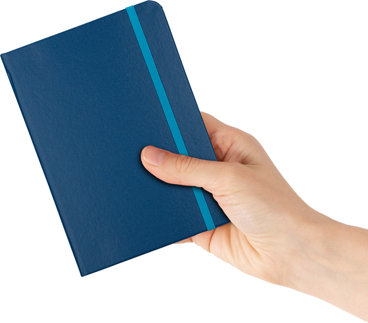 Blue Medium 5 x 7 Notebooks (100 Lined Pages)