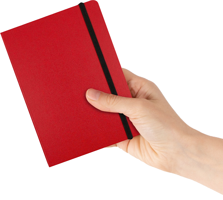 Red Medium 5 x 7 Notebooks (100 Lined Pages)