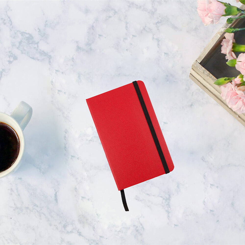 Red Small 3 3/4 x 5 5/8 Notebooks (100 Lined Pages)
