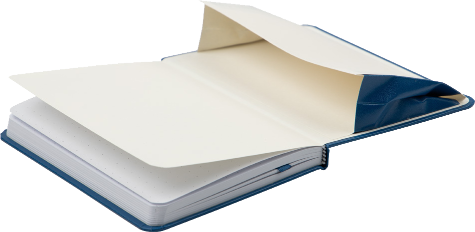 Blue Travel Size 4 x 6 Notebooks (70 Dotted Pages)