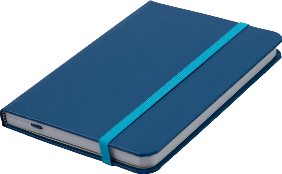 Blue Travel Size 4 x 6 Notebooks (70 Dotted Pages)