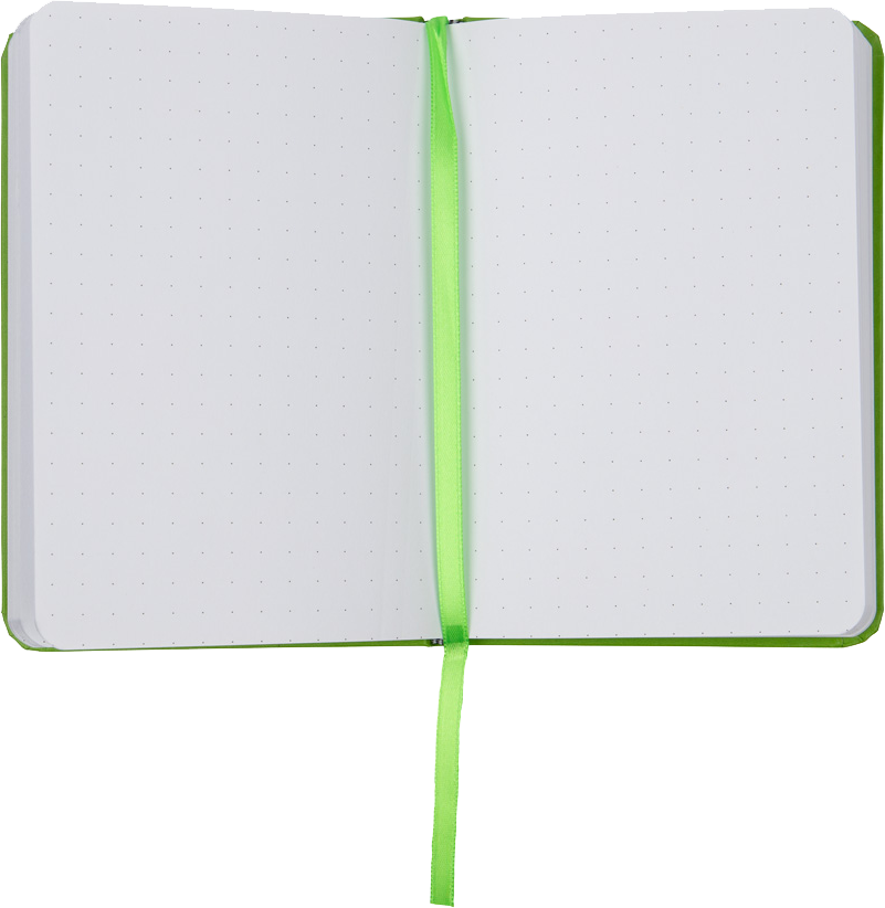 Green Apple Travel Size 4 x 6 Notebooks (70 Dotted Pages)