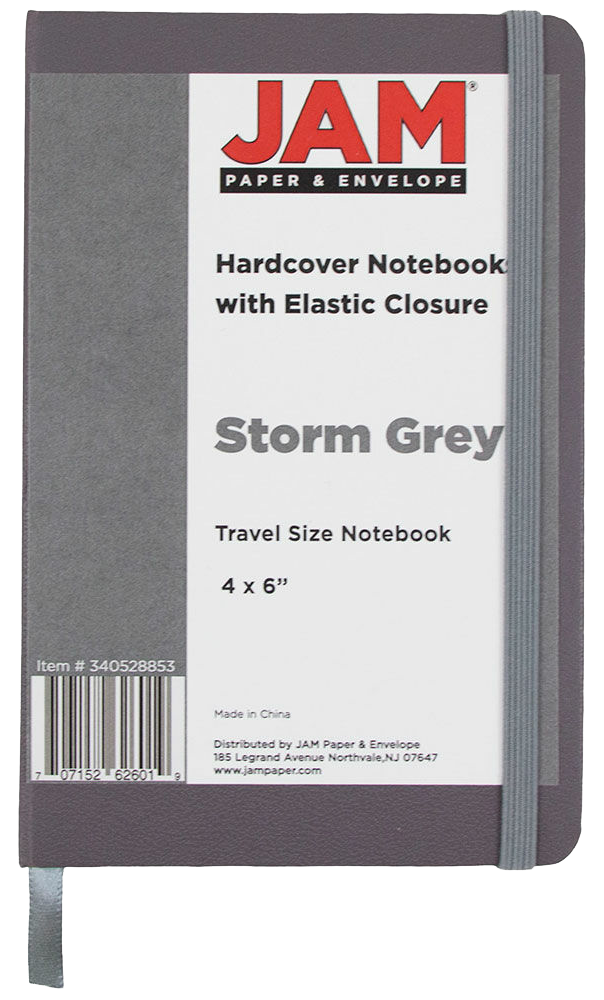 Storm Gray Travel Size 4 x 6 Notebooks (70 Dotted Pages)