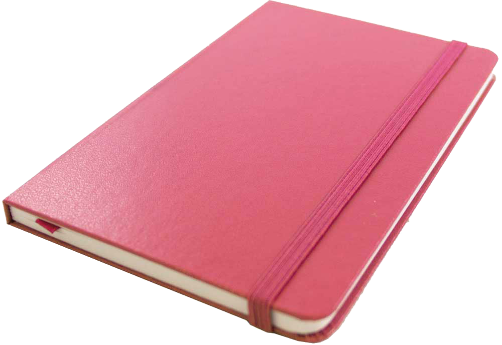 Pink Berry Large 5 7/8 x 8 1/2 Notebooks (70 Dotted Pages)