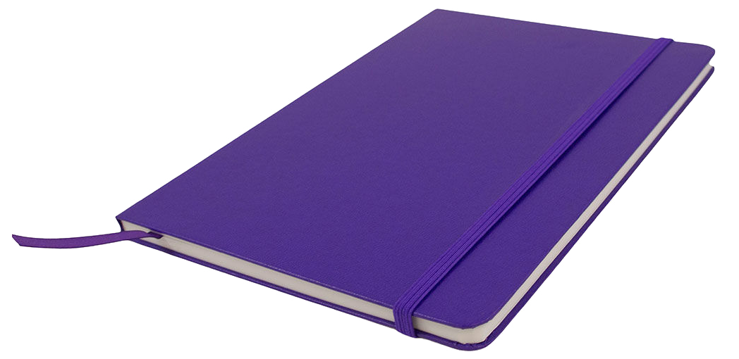 Plum Purple Large 5 7/8 x 8 1/2 Notebooks (70 Dotted Pages)