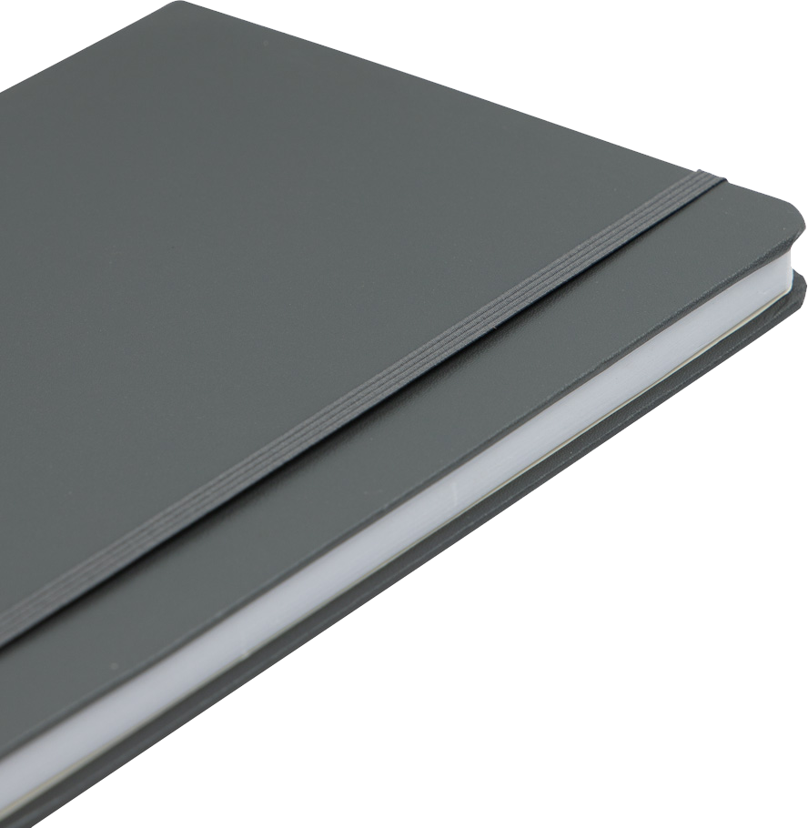 Storm Gray Large 6 x 8 1/2 Notebooks (70 Dotted Pages)