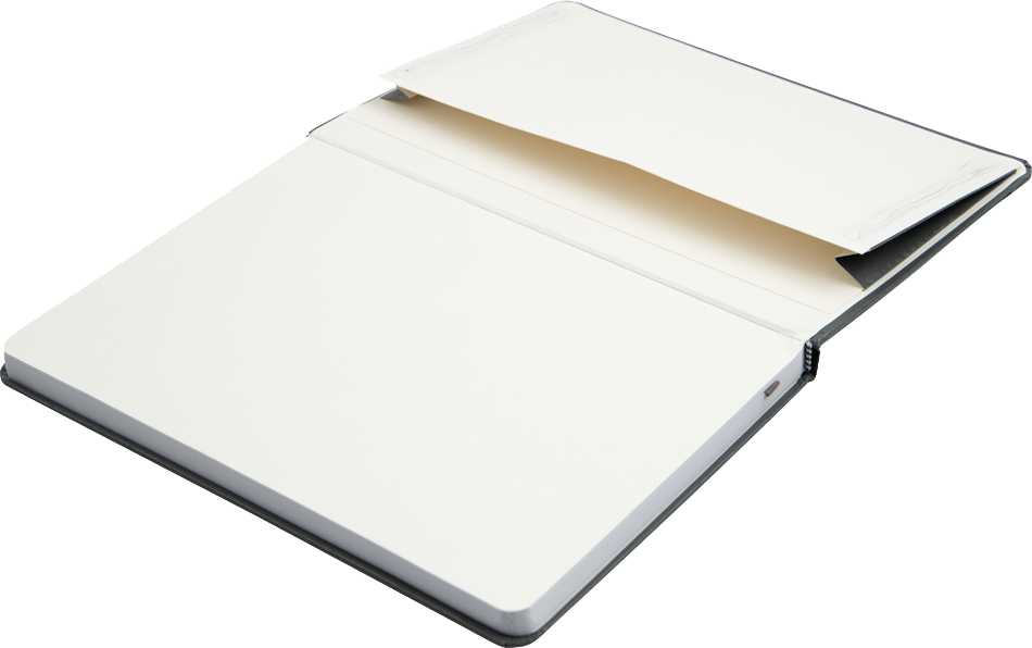 Storm Gray Large 6 x 8 1/2 Notebooks (70 Dotted Pages)