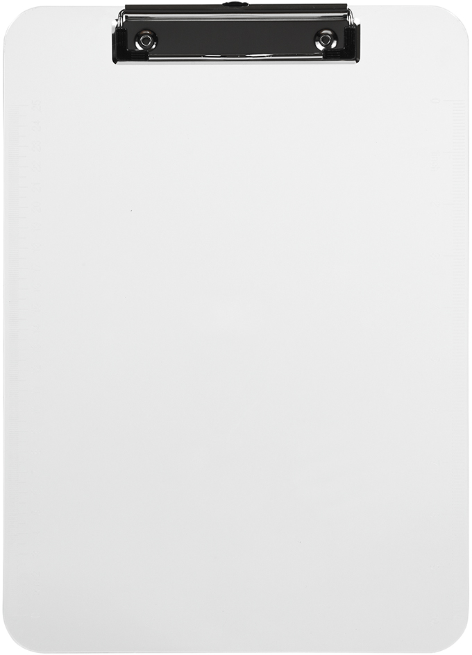 Clear 9 x 13 Plastic Clipboards