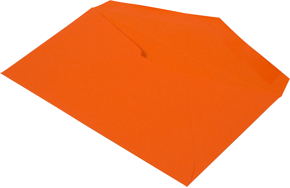 Mandarin Orange 24lb #7 3/4 Monarch Envelopes (3 7/8 x 7 1/2)