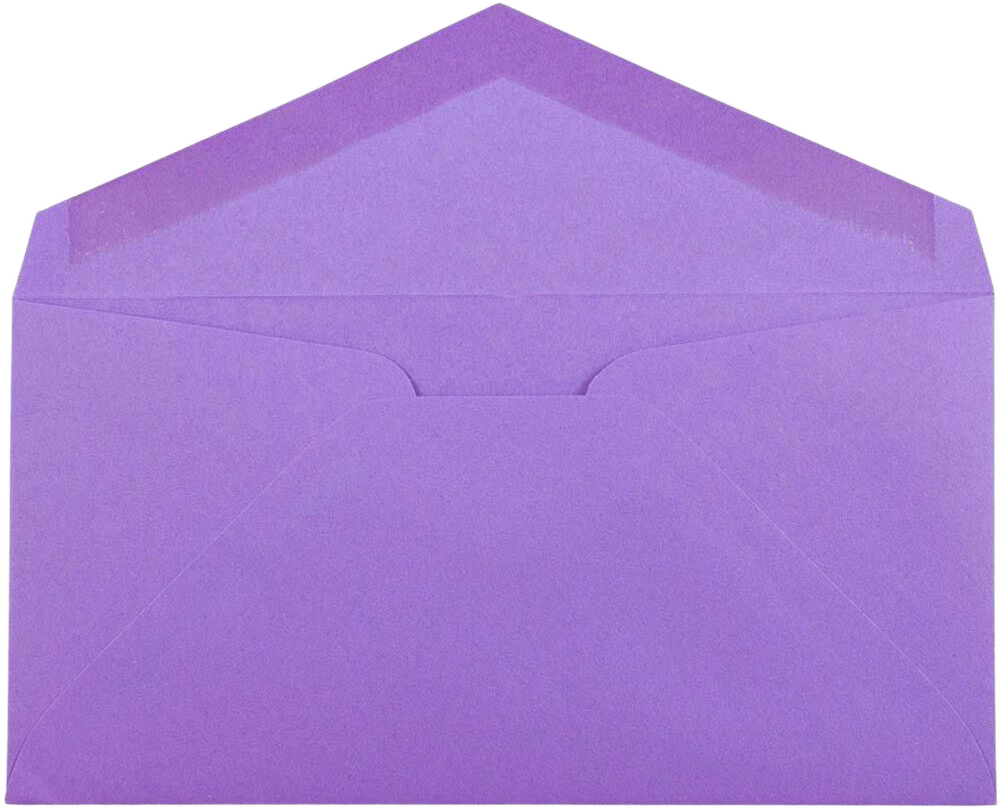 Violet Grape Purple 24lb #7 3/4 Monarch Envelopes (3 7/8 x 7 1/2)