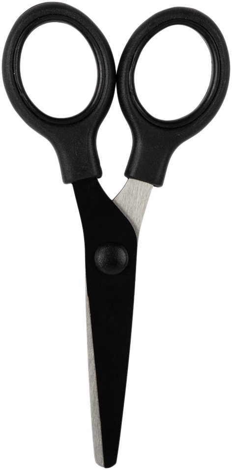 Black Mini Soft Grip Scissors