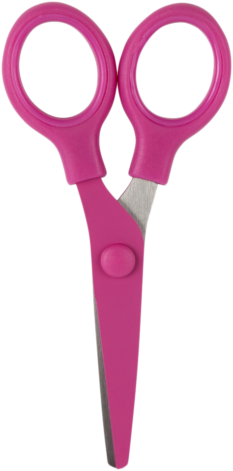 Fuchsia Mini Soft Grip Scissors