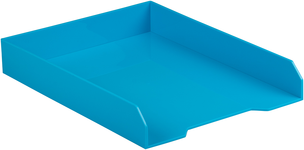 Blue Letter Paper Tray Desk Organizer