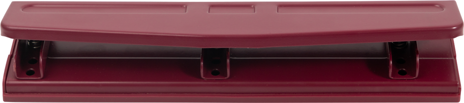 Burgundy Standard 3 Hole Punch - 10 Sheet Capacity