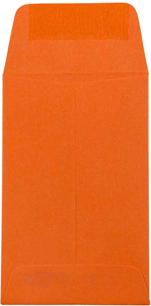 Mandarin Orange 32lb #1 Coin Envelopes (2 1/4 x 3 1/2)