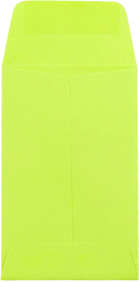 Wasabi Lime Green 32lb #1 Coin Envelopes (2 1/4 x 3 1/2)