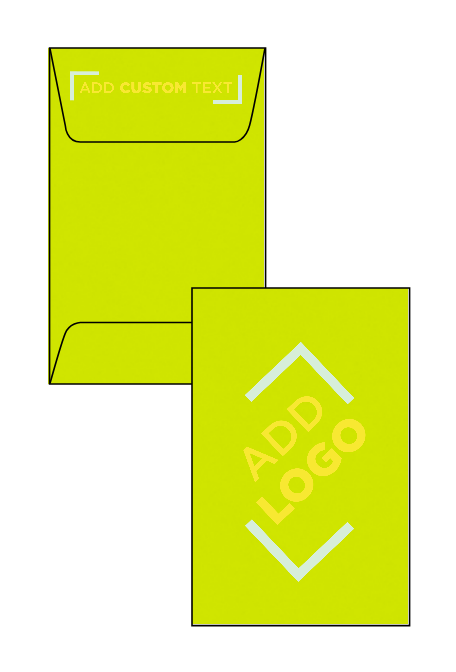 Wasabi Lime Green 32lb #1 Coin Envelopes (2 1/4 x 3 1/2)