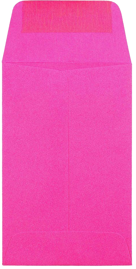 Fuchsia Pink Magenta 32lb #1 Coin Envelopes (2 1/4 x 3 1/2)