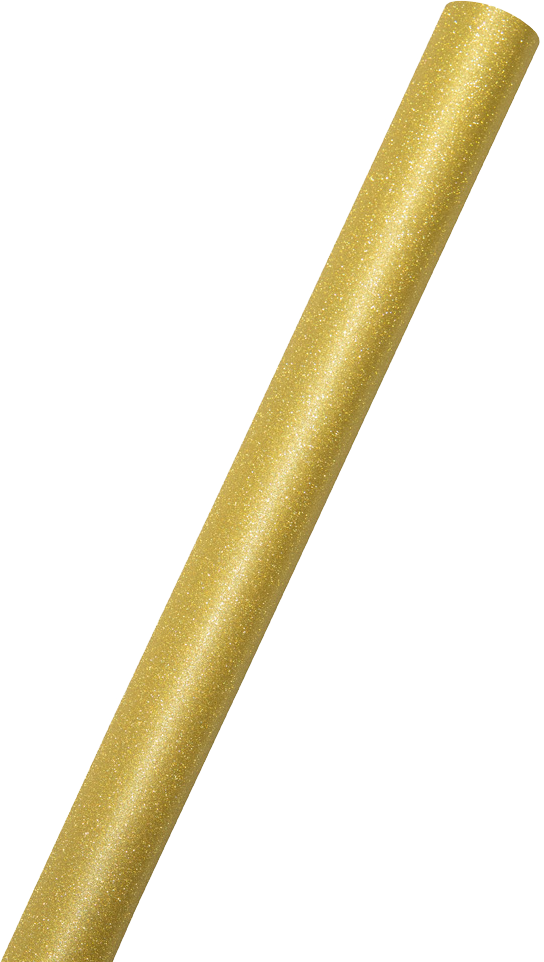 Gold Glitter Wrapping Paper (25 Sq Ft)