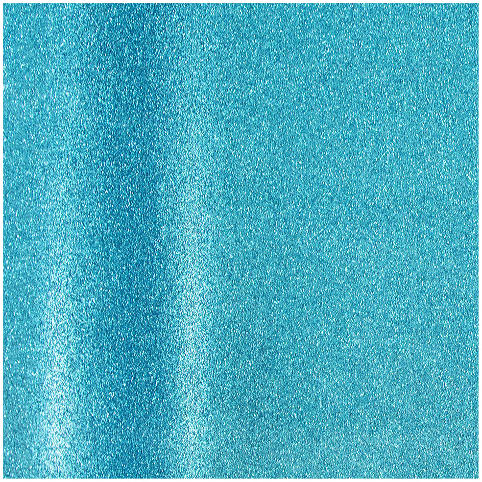 Aqua Glitter Wrapping Paper with Tape with Double-Sided Tape Set (25 Sq Ft)