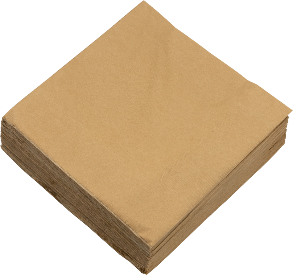 Gold 6 1/2 x 6 1/2 3-Ply Lunch Napkins