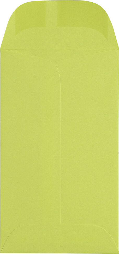 Wasabi Lime Green 32lb #3 Coin Envelopes (2 1/2 x 4 1/4)