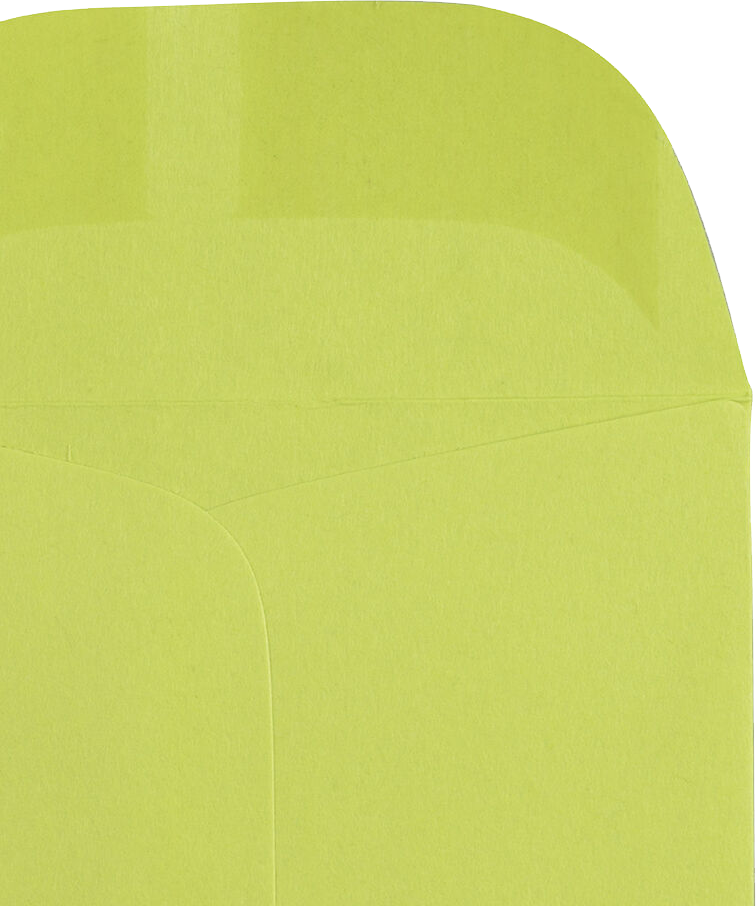 Wasabi Lime Green 32lb #3 Coin Envelopes (2 1/2 x 4 1/4)