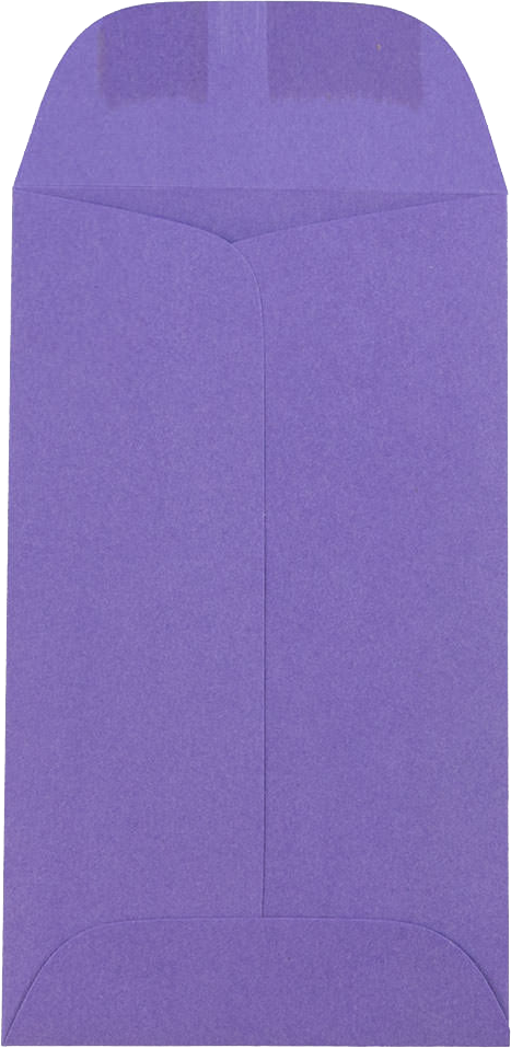 Violet Grape Purple 28lb #3 Coin Envelopes (2 1/2 x 4 1/4)