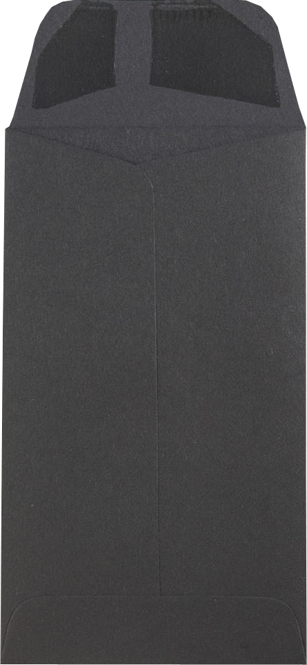 Smooth Midnight Black 32lb #5 1/2 Coin Envelopes (3 1/8 x 5 1/2)