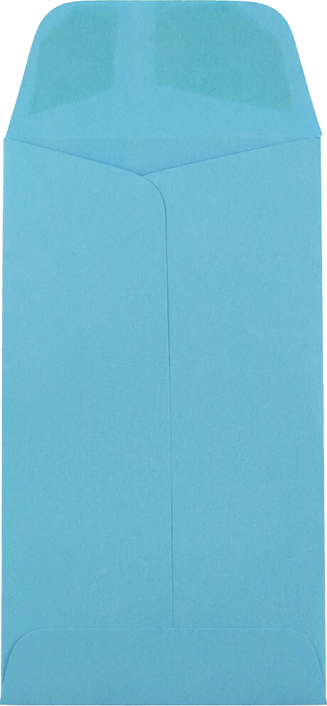 Pool Blue 32lb #6 Coin Envelopes (3 3/8 x 6)