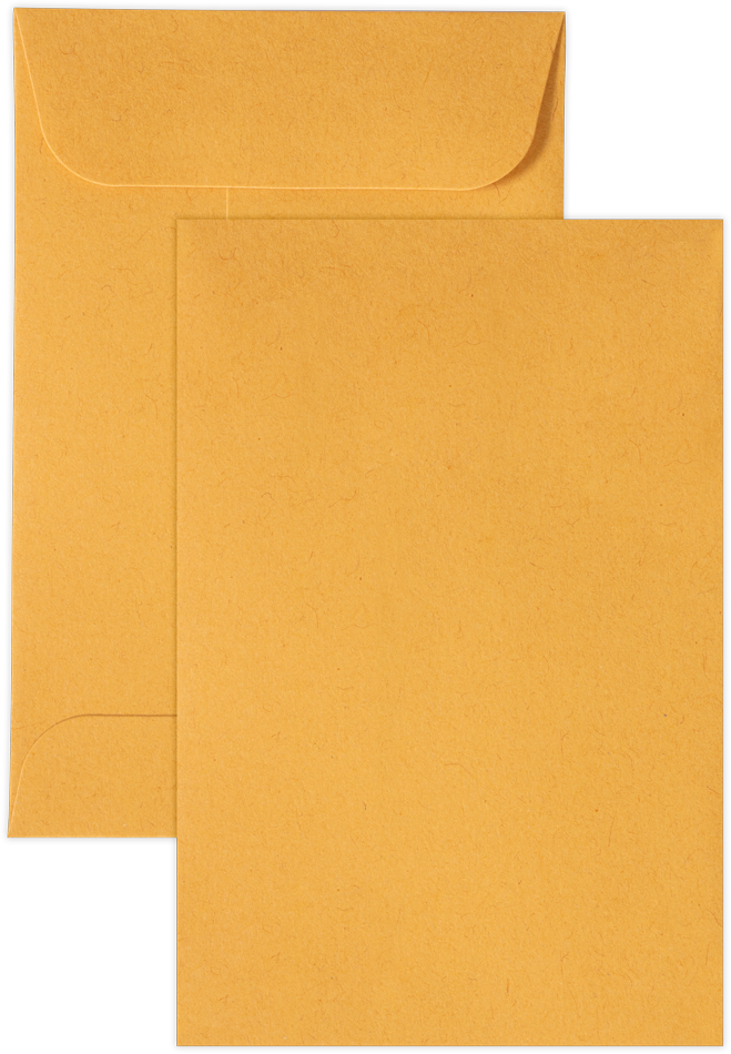 Brown Kraft 28lb #4 Coin Envelopes (3 x 4 1/2)