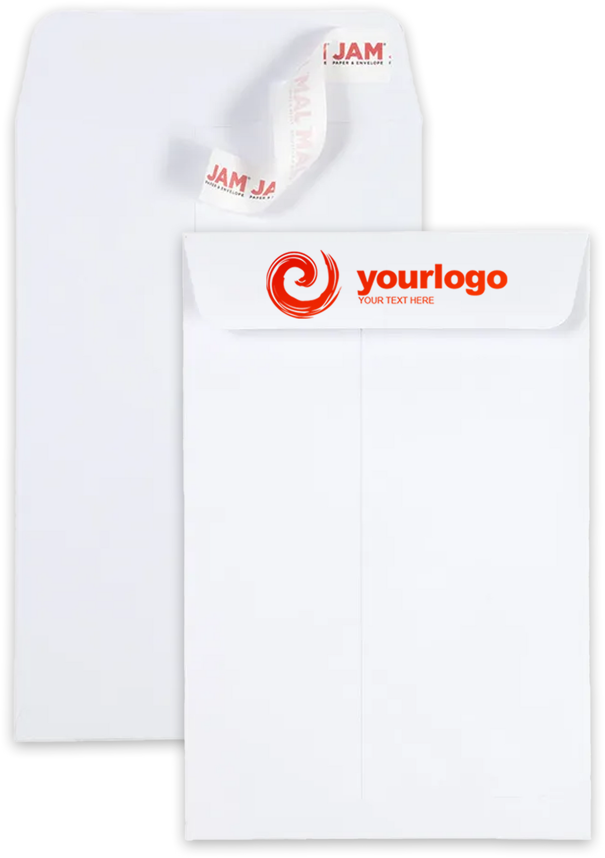 White 28lb 6 x 9 Open End Envelopes with Peel & Seal
