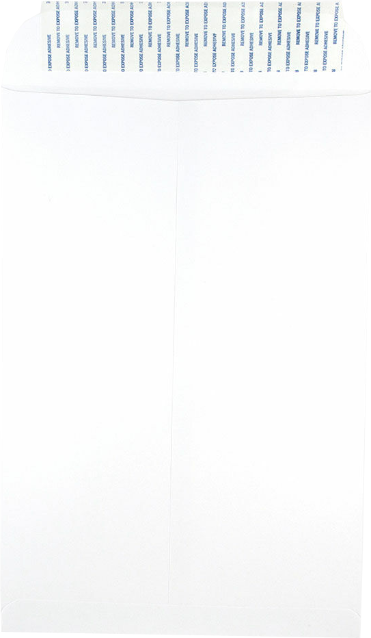 White 28lb 10 x 15 Open End Envelopes with Peel & Seal