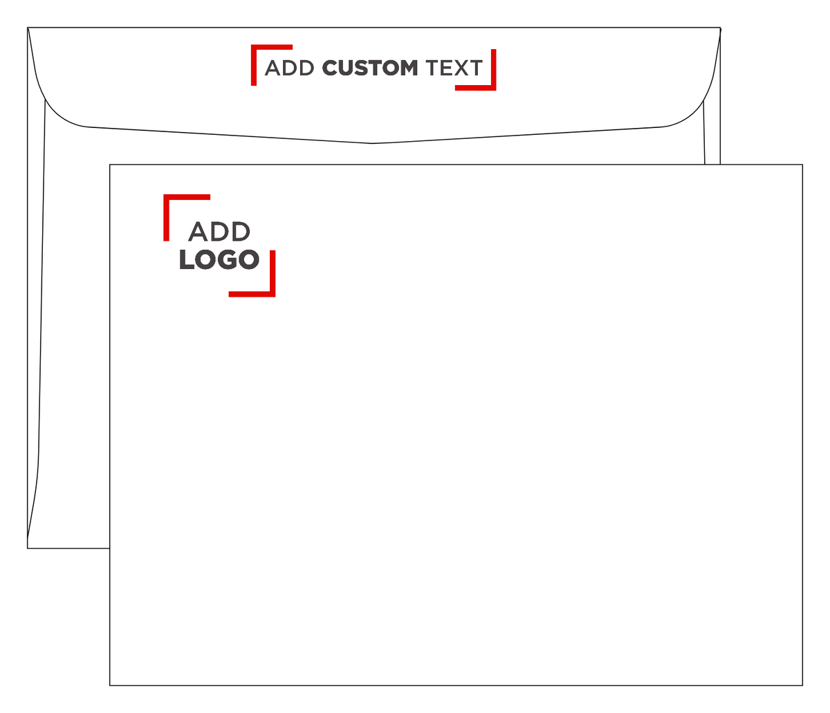 White 28lb 9 1/2 x 12 1/2 Booklet Envelopes with Peel & Seal