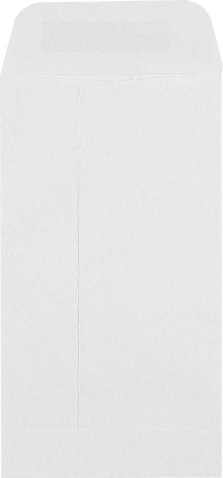 White 28lb #5 Coin Envelopes (2 7/8 x 5 1/4) with Peel & Seal