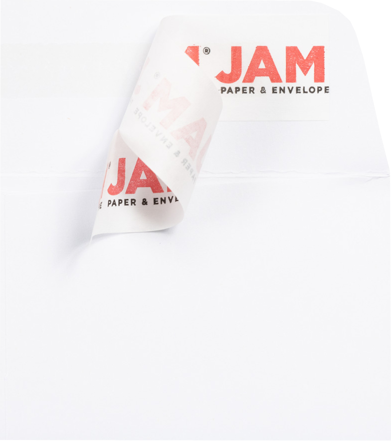 White 28lb 1 Scarf 4 5/8 x 6 3/4 Envelopes with Peel & Seal