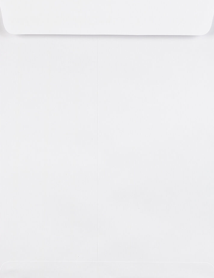 White 28lb 8 3/4 x 11 1/4 Open End Envelopes with Peel & Seal