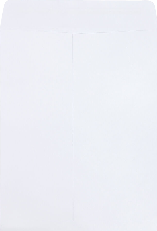 White 28lb 8 3/4 x 11 1/4 Open End Envelopes with Peel & Seal