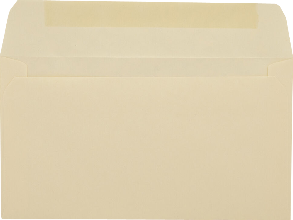 Pastel Natural 20lb #6 3/4 Regular Envelopes (3 5/8 x 6 1/2)