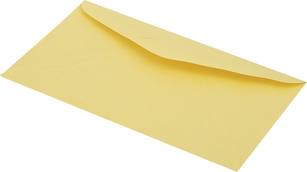 Pastel Canary Yellow 24lb #6 3/4 Regular Envelopes (3 5/8 x 6 1/2)