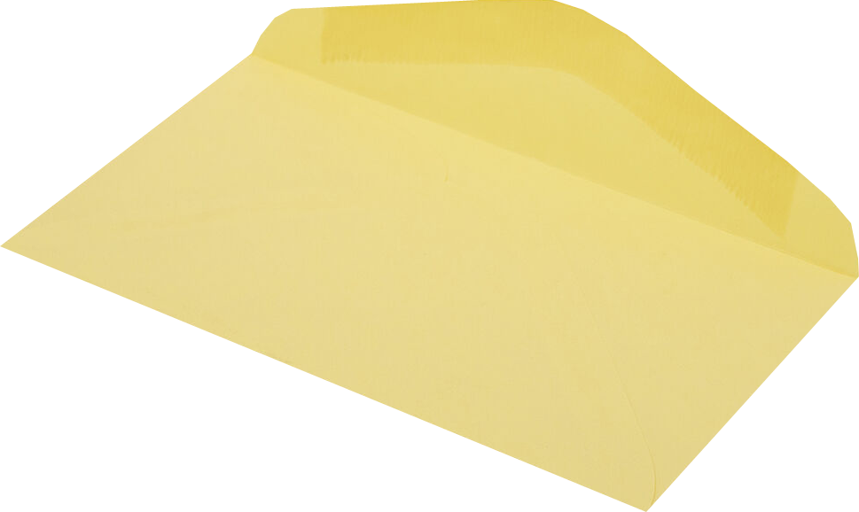 Pastel Canary Yellow 24lb #6 3/4 Regular Envelopes (3 5/8 x 6 1/2)
